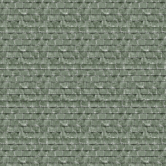 Art Printers N Gauge Building Material Green Roof Tiles BM061N