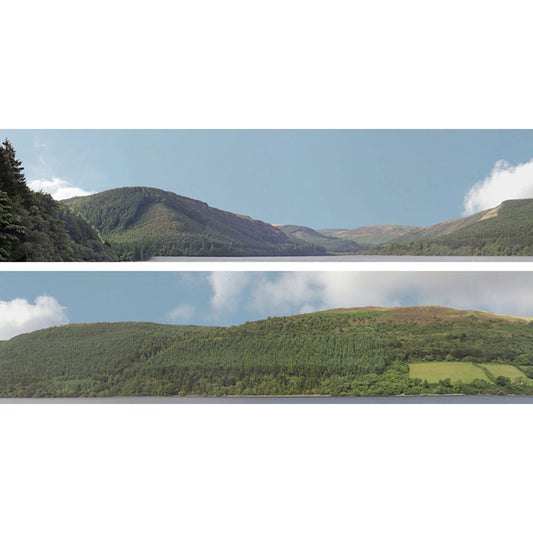 Art Printers Forest Hills OO Gauge 15in High 10ft Long High Backscene 201A