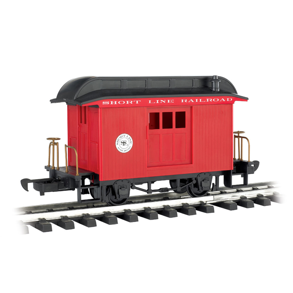 Bachmann USA Li'l Big Haulers Baggage Short Line Railroad Red w/Black Roof G 97088