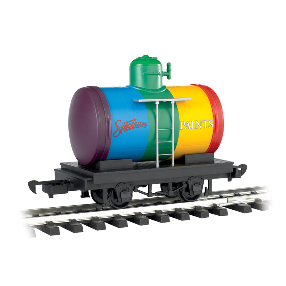 Bachmann USA Li'l Big Haulers - Tank Car - Spectrum Paints G Gauge 98089