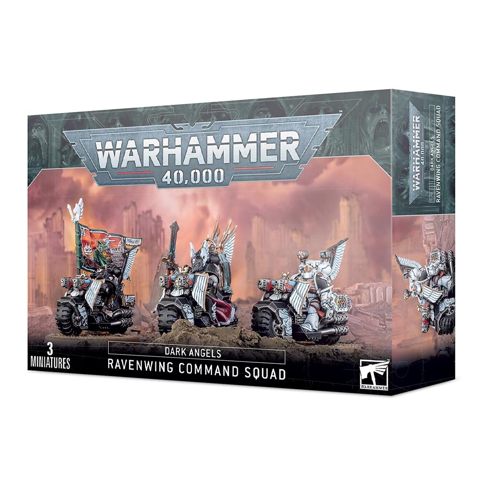 Miniature Warhammer 40k Dark Angels Warhammer 40k: Dark Angels Ravenwing Command Squad - Squadra Di Comando, Games Workshop Nuova Warhammer Dark Angels Miniature Warhammer 40k Dark Angels Warhammer 40k: Dark Angels Ravenwing Command Squad - Squadra Di Comando, Games Workshop Nuova Warhammer Dark Angels