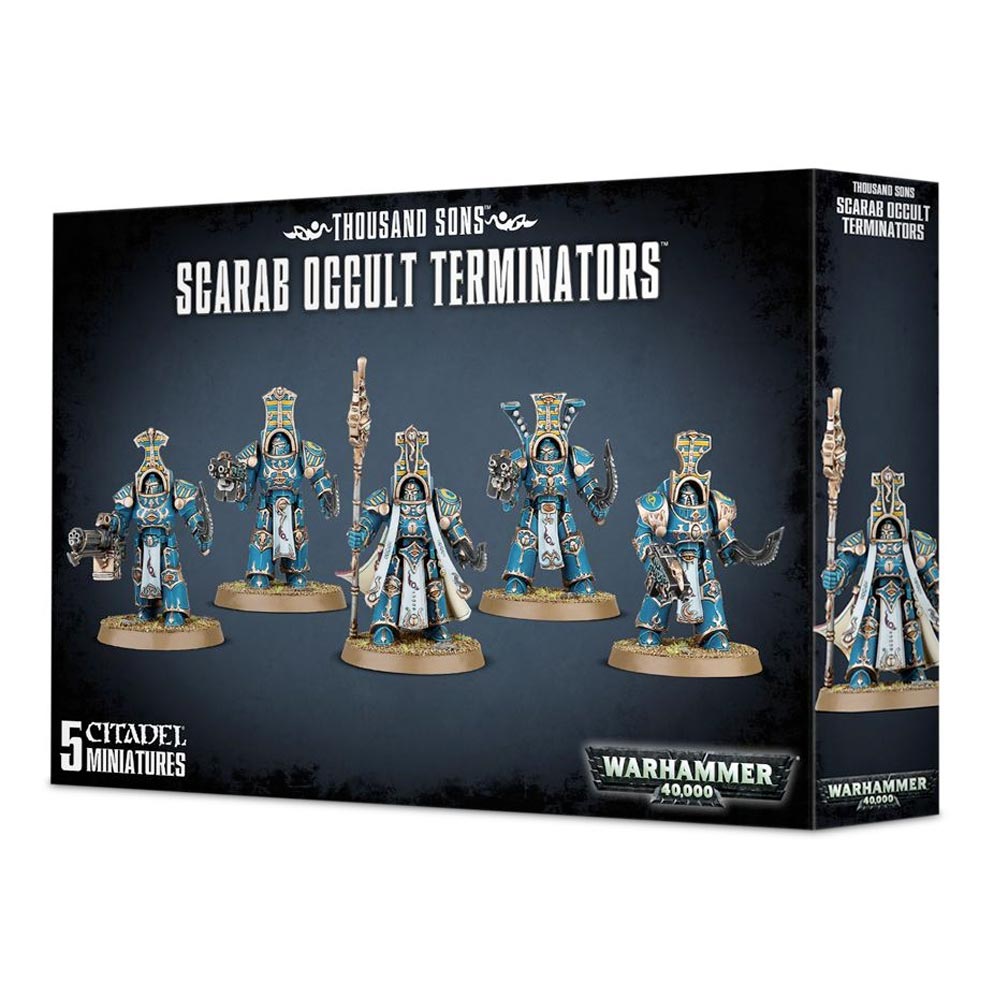 Games Workshop Thousand Sons Scarab Occult Terminators Warhammer 40k 43-36