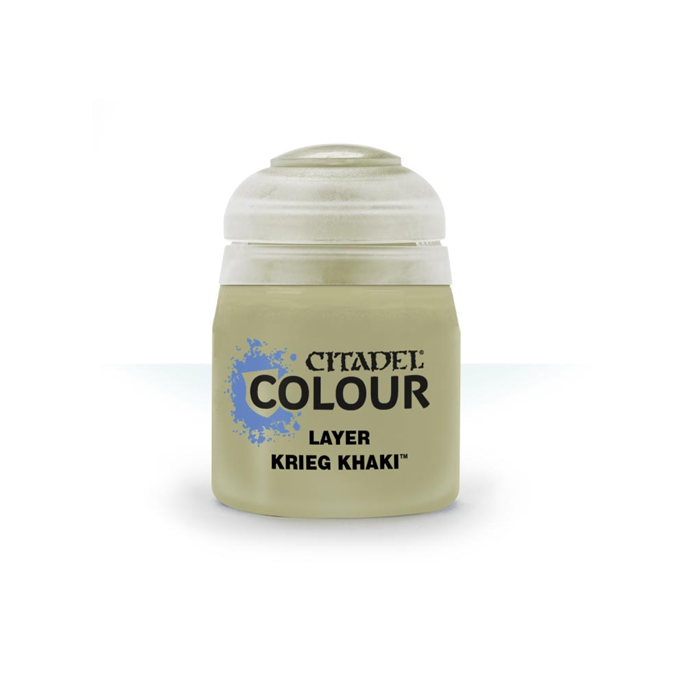 Games Workshop Citadel Layer Paint: Krieg Khaki 12ml Warhammer 22-83