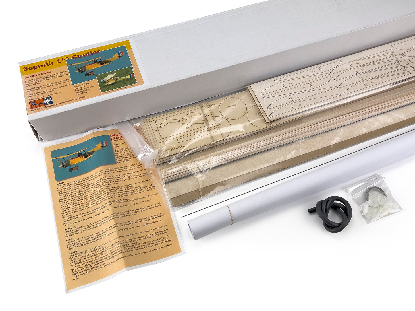 Belair Sopwith Strutter - 42" Electric Scale RC Plane Assembly Kit 1:2 BA001