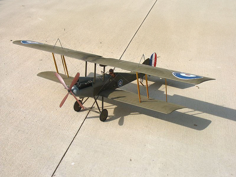 Belair Royal Aircraft Factory BE2e/12a ElectricScale RC Plane Assembly Kit BA006