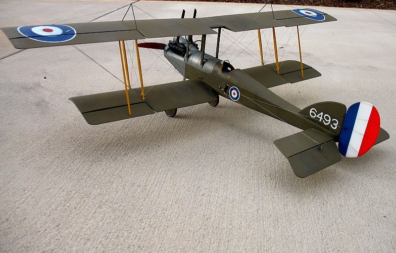 Belair Royal Aircraft Factory BE2e/12a ElectricScale RC Plane Assembly Kit BA006