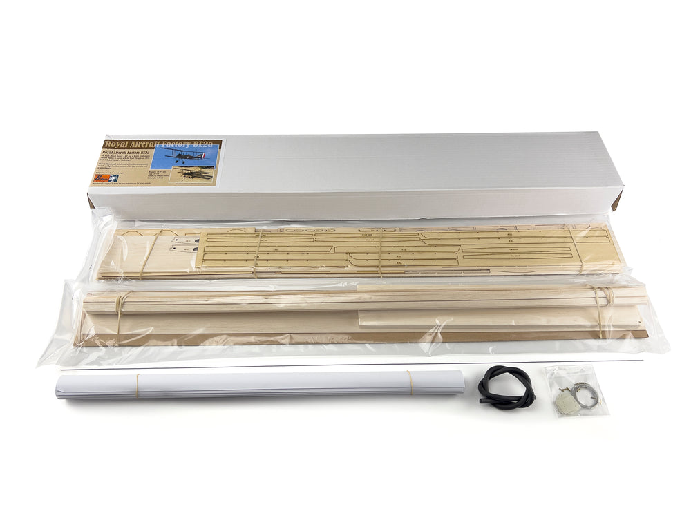 Belair Royal Aircraft Factory BE2e/12a ElectricScale RC Plane Assembly Kit BA006