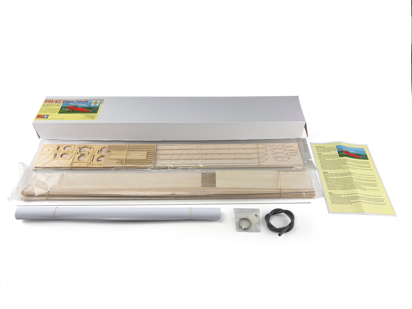 Belair DH82 Tiger Moth -Electric Scale Plane Assembly Kit BA010