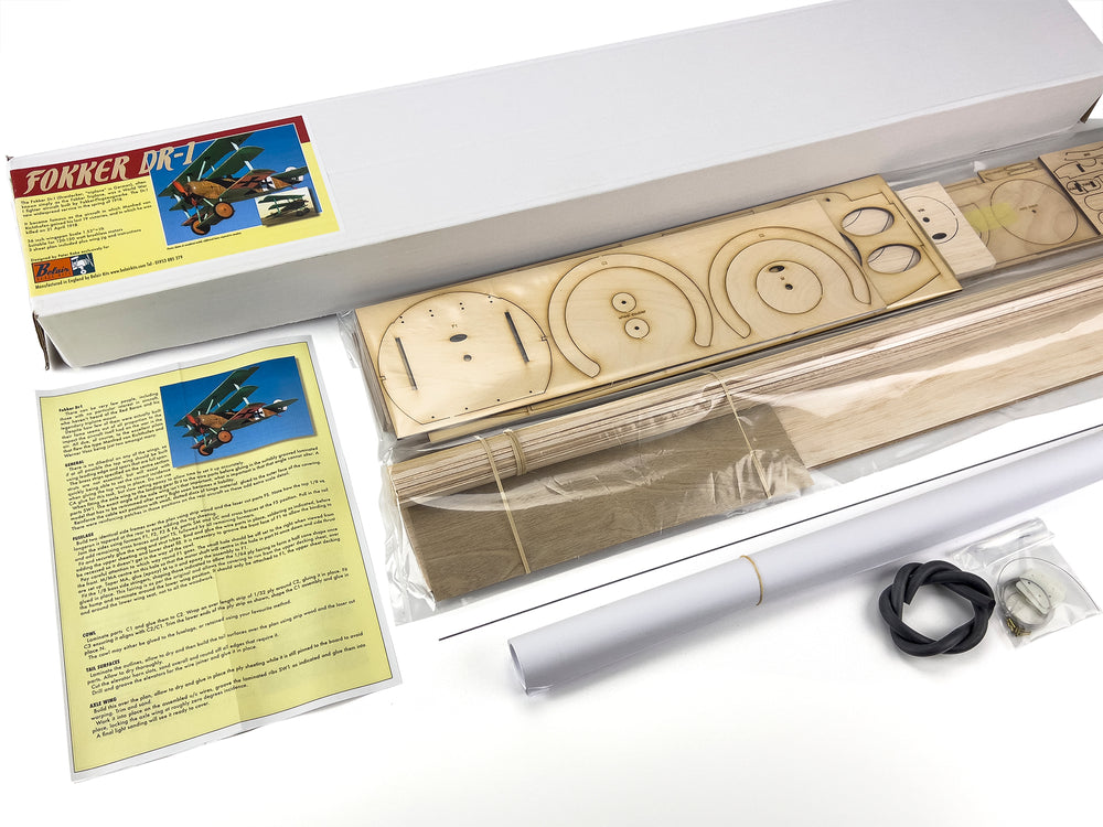 Belair DR-1 Fokker Triplane Electric Scale Plane Assembly Kit BA013