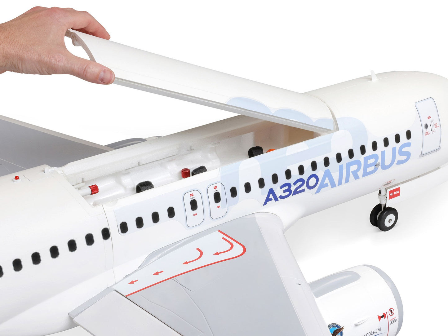 E-flite Airbus A320neo Twin 64mm EDF PNP 6S RC Plane EFL-1492