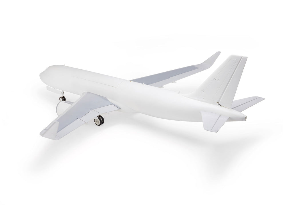 E-flite Airbus A320neo Twin 64mm EDF BNF Basic w/AS3X+ SAFE 6S RC Plane - White