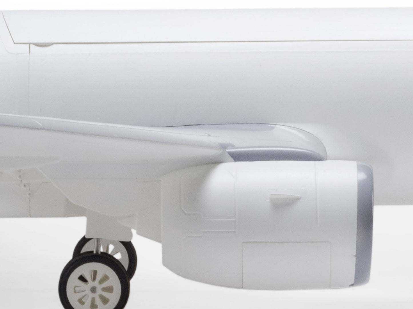 E-flite Airbus A320neo Twin 64mm EDF BNF Basic w/AS3X+ SAFE 6S RC Plane - White