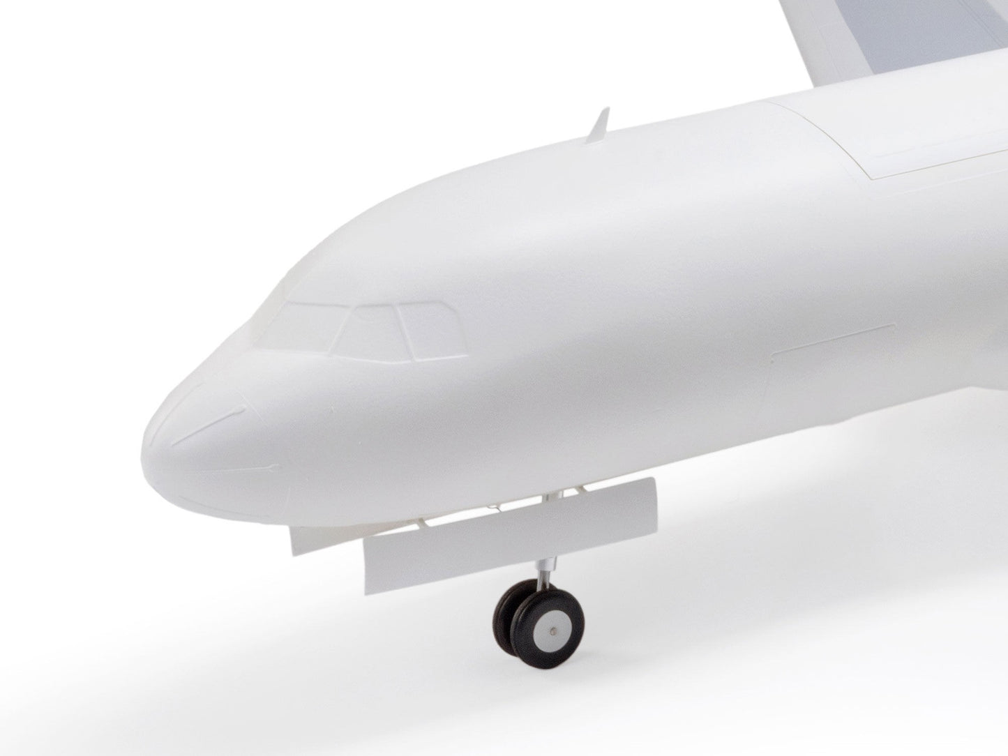 E-flite Airbus A320neo Twin 64mm EDF BNF Basic w/AS3X+ SAFE 6S RC Plane - White