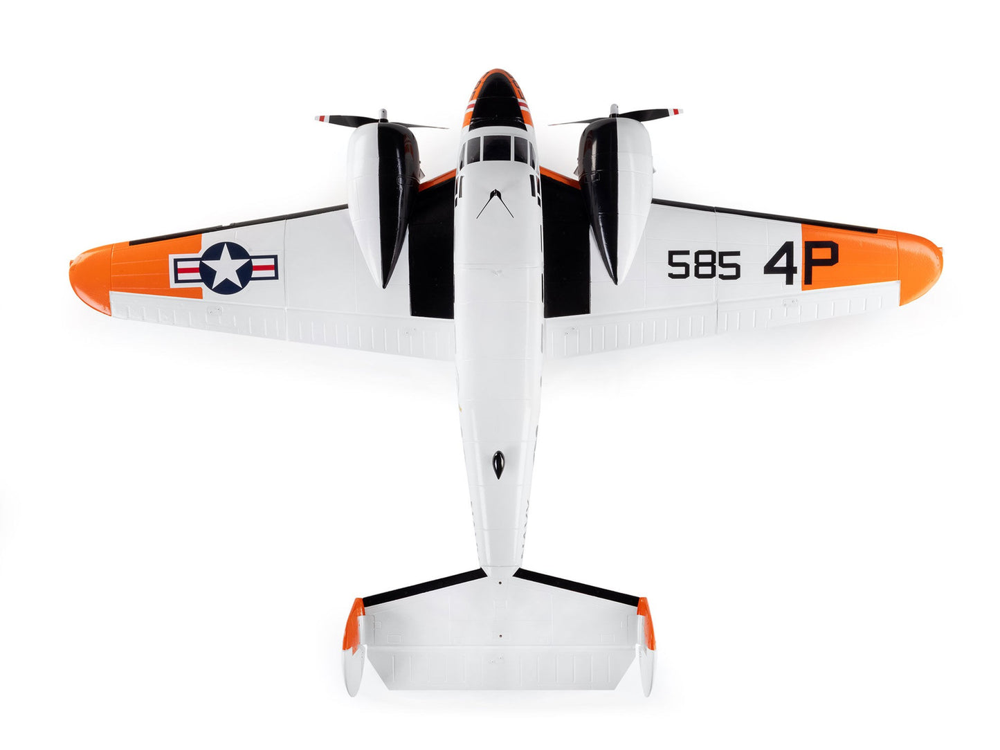 E-flite Beechcraft D18/RC-45J 1.5m BNF Basic w/ AS3X+ and SAFE 3S/4S RC Plane