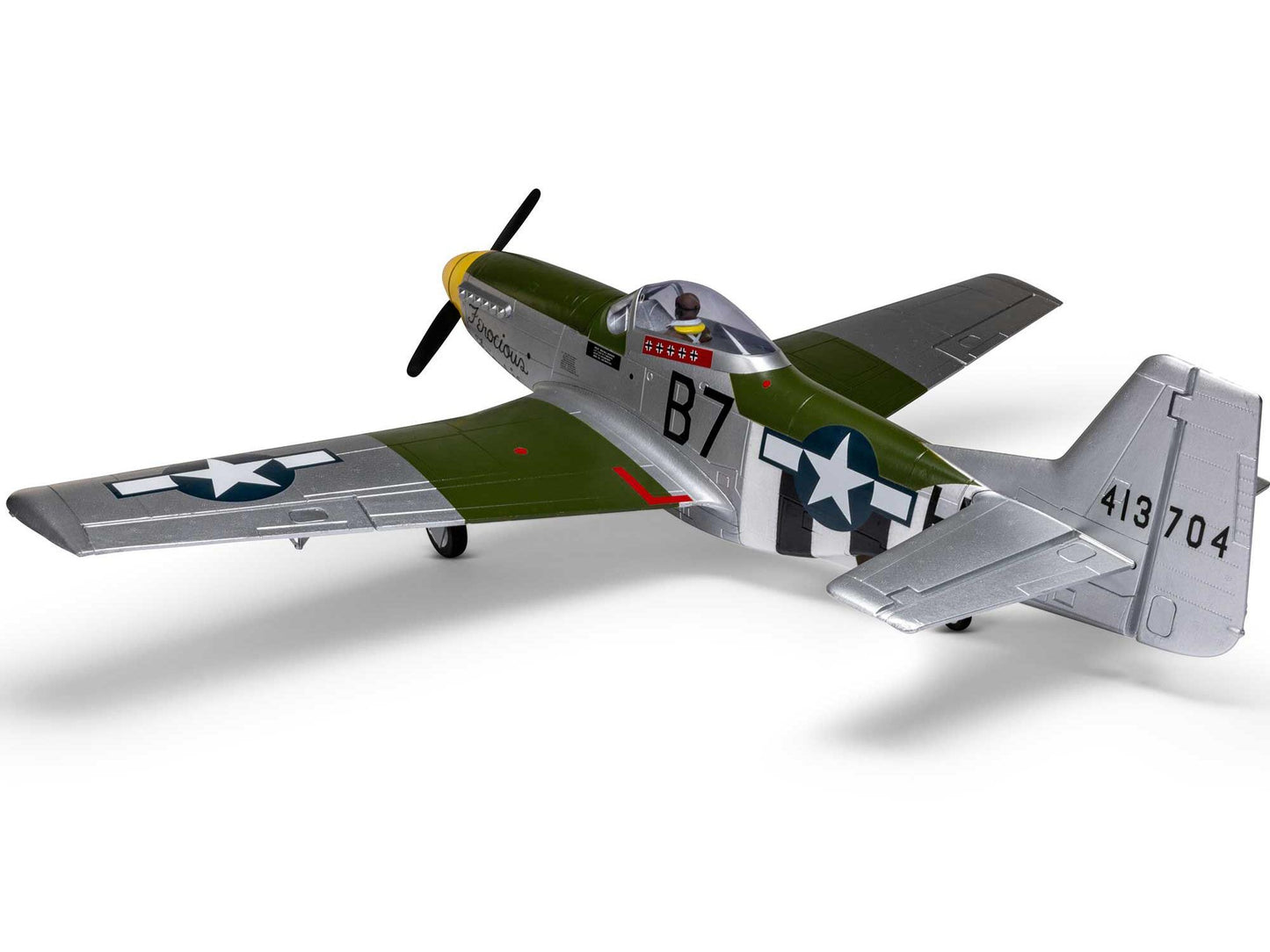 E-flite P-51D Mustang 1.0m BNF Basic AS3X+&SAFE Select 3S/4S RC Plane EFL02650