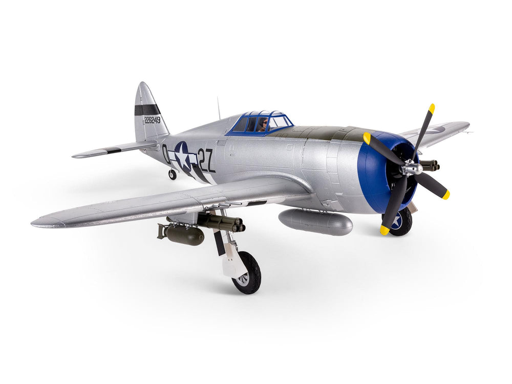 E-flite P-47 Razorback 1.2m PNP 3S/4S RC Plane EFL08475
