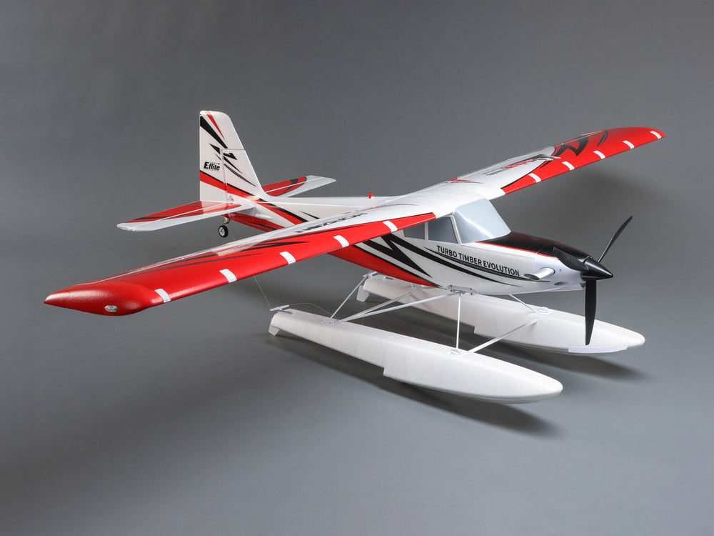 E-flite Turbo Timber Evolution 1.5m Smart BNF Basic, w/Floats 3S/4S RC Plane