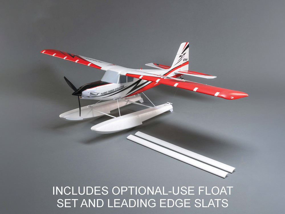 E-flite Turbo Timber Evolution 1.5m Smart BNF Basic, w/Floats 3S/4S RC Plane