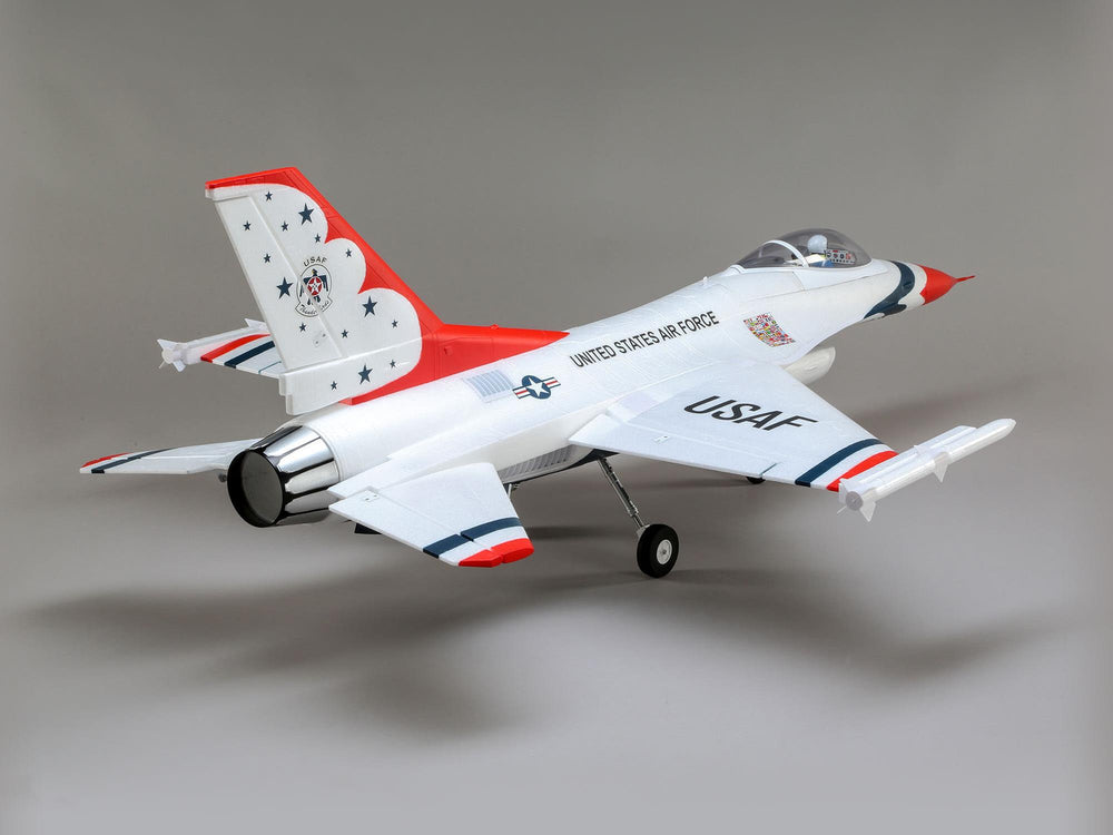 E-flite F-16 Thunderbirds 70mm EDF Jet BNF Basic with AS3X and SAFE 6S RC Plane