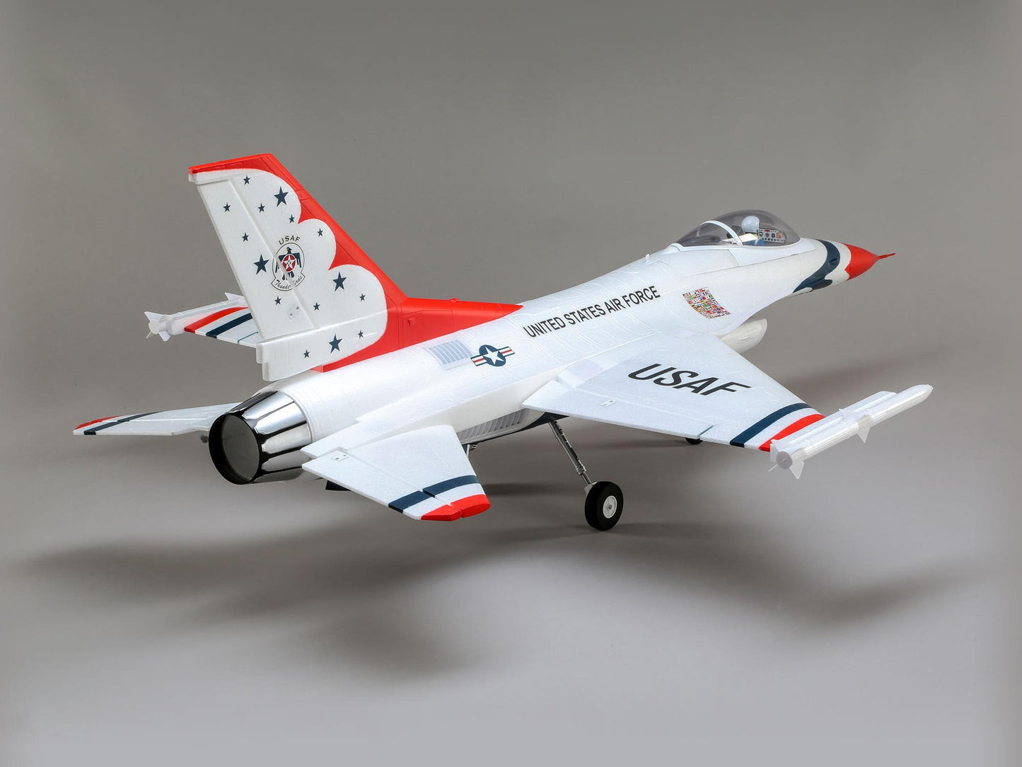 E-flite F-16 Thunderbirds 70mm EDF Jet BNF Basic with AS3X and SAFE 6S RC Plane