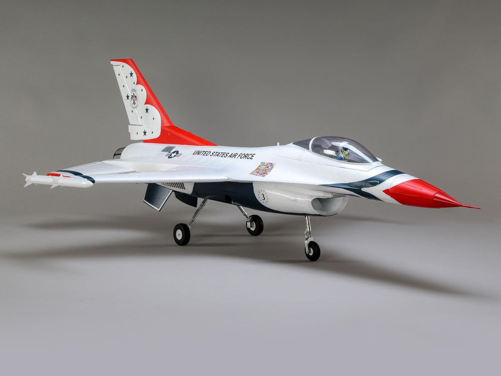 E-flite F-16 Thunderbirds 70mm EDF Jet BNF Basic with AS3X and SAFE 6S RC Plane