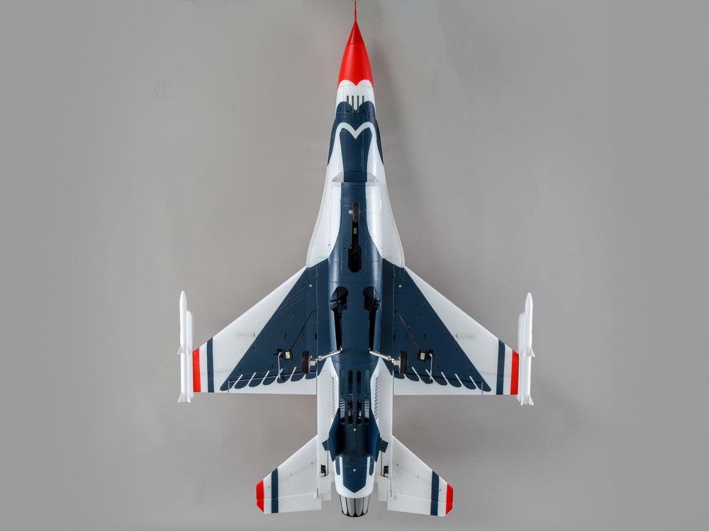 E-flite F-16 Thunderbirds 70mm EDF Jet BNF Basic with AS3X and SAFE 6S RC Plane