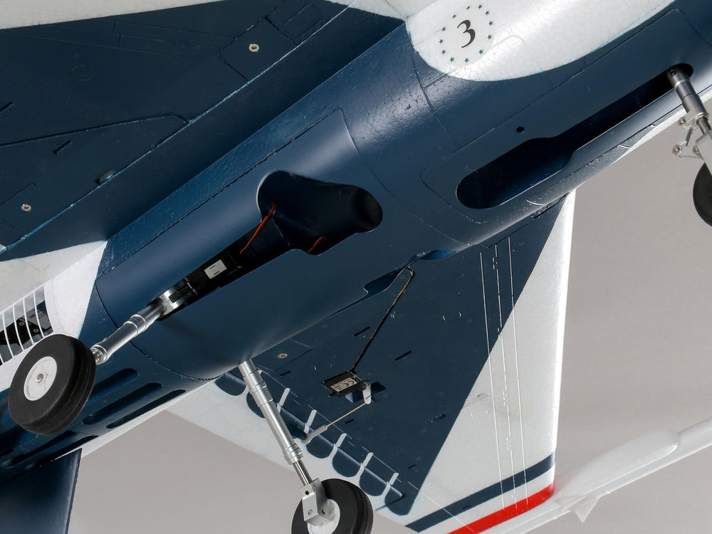 E-flite F-16 Thunderbirds 70mm EDF Jet BNF Basic with AS3X and SAFE 6S RC Plane