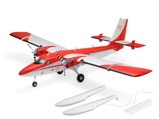 E-flite DHC-6 Twin Otter 1.4m BNF Basic Combo w/ Floats 3S/4S RC Plane