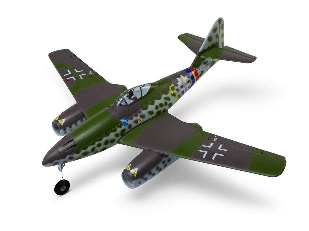 E-flite UMX Me 262 30mm EDF Jet BNF Basic with AS3X and SAFE Select 3S RC Plane
