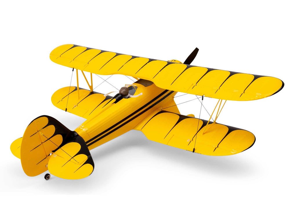 E-flite UMX WACO BNF Basic with AS3X and SAFE Select 2S/3S RC Plane - Yellow