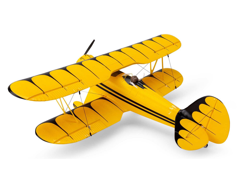 E-flite UMX WACO BNF Basic with AS3X and SAFE Select 2S/3S RC Plane - Yellow