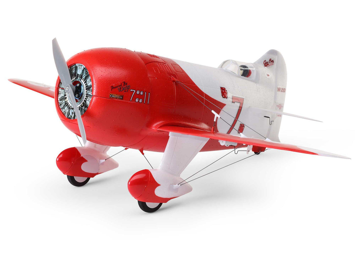 E-flite UMX Gee Bee R-2 510mm BNF Basic with AS3X and SAFE Select 2S/3S RC Plane