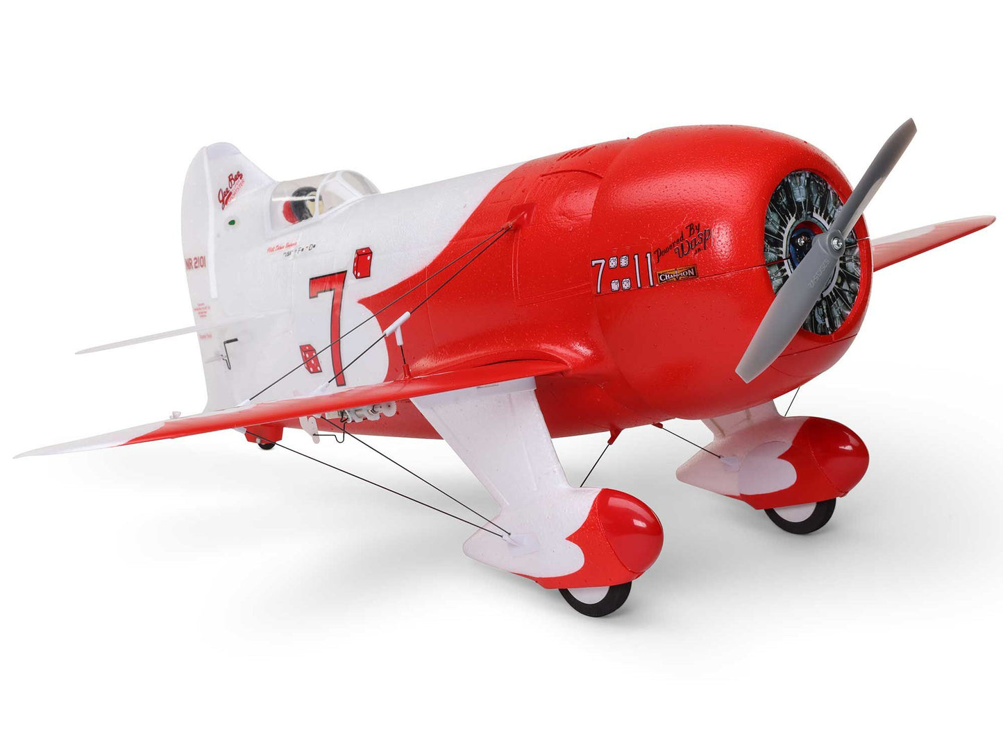 E-flite UMX Gee Bee R-2 510mm BNF Basic with AS3X and SAFE Select 2S/3S RC Plane