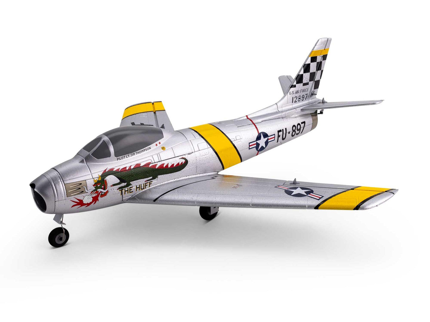 E-flite UMX F-86 Sabre 30mm EDF Jet BNF Basic with AS3X and SAFE Sel 4S RC Plane