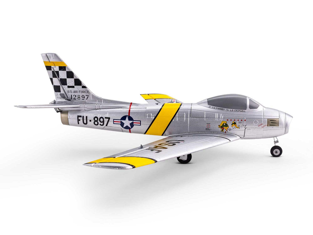 E-flite UMX F-86 Sabre 30mm EDF Jet BNF Basic with AS3X and SAFE Sel 4S RC Plane