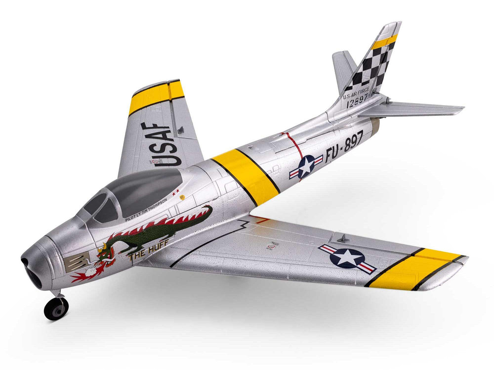 E-flite UMX F-86 Sabre 30mm EDF Jet BNF Basic with AS3X and SAFE Sel 4S RC Plane
