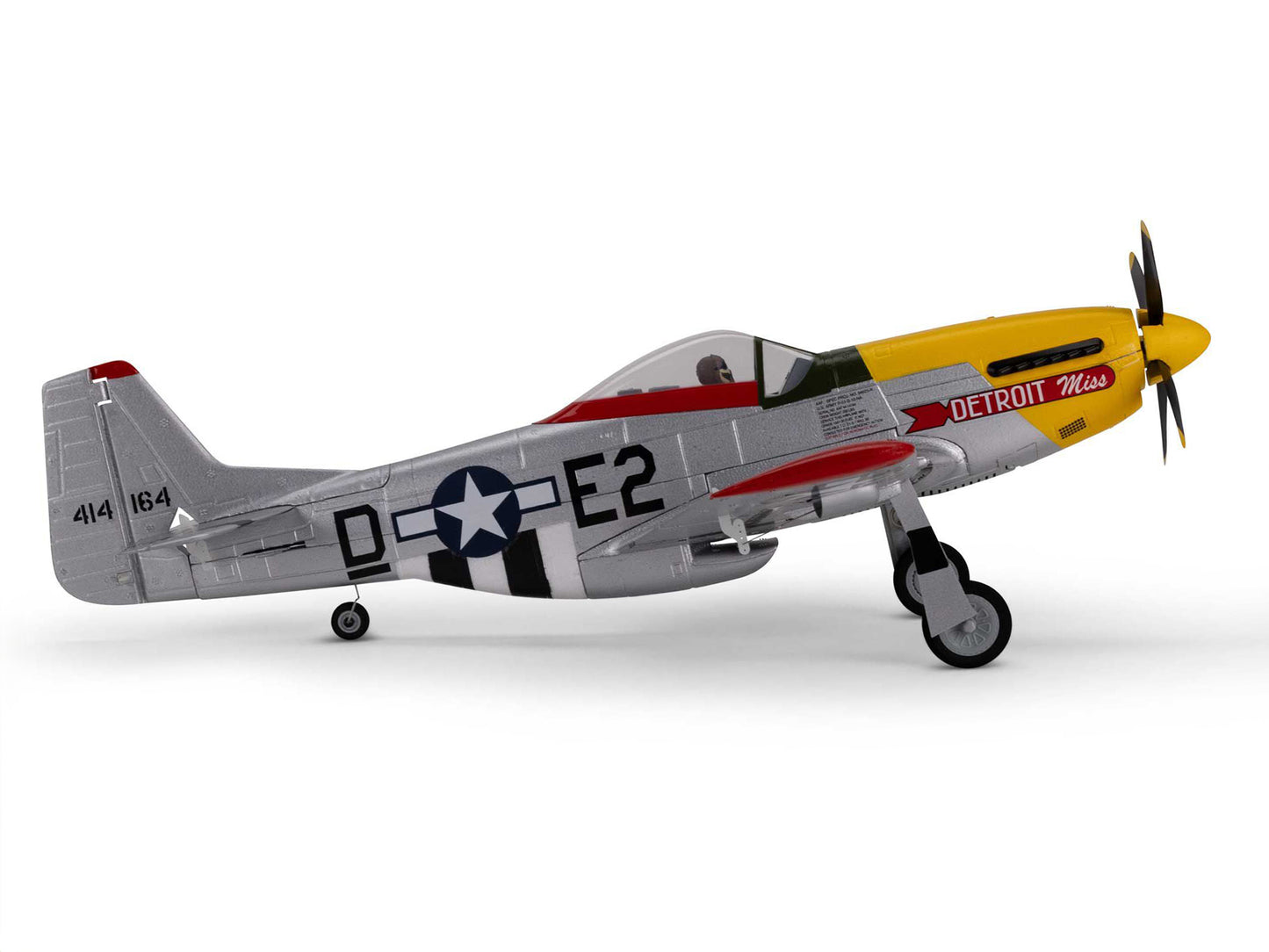 E-flite UMX P-51D Mustang "Detroit Miss" BNF Basic w/ AS3X and SAF 2S/3S RCPlane