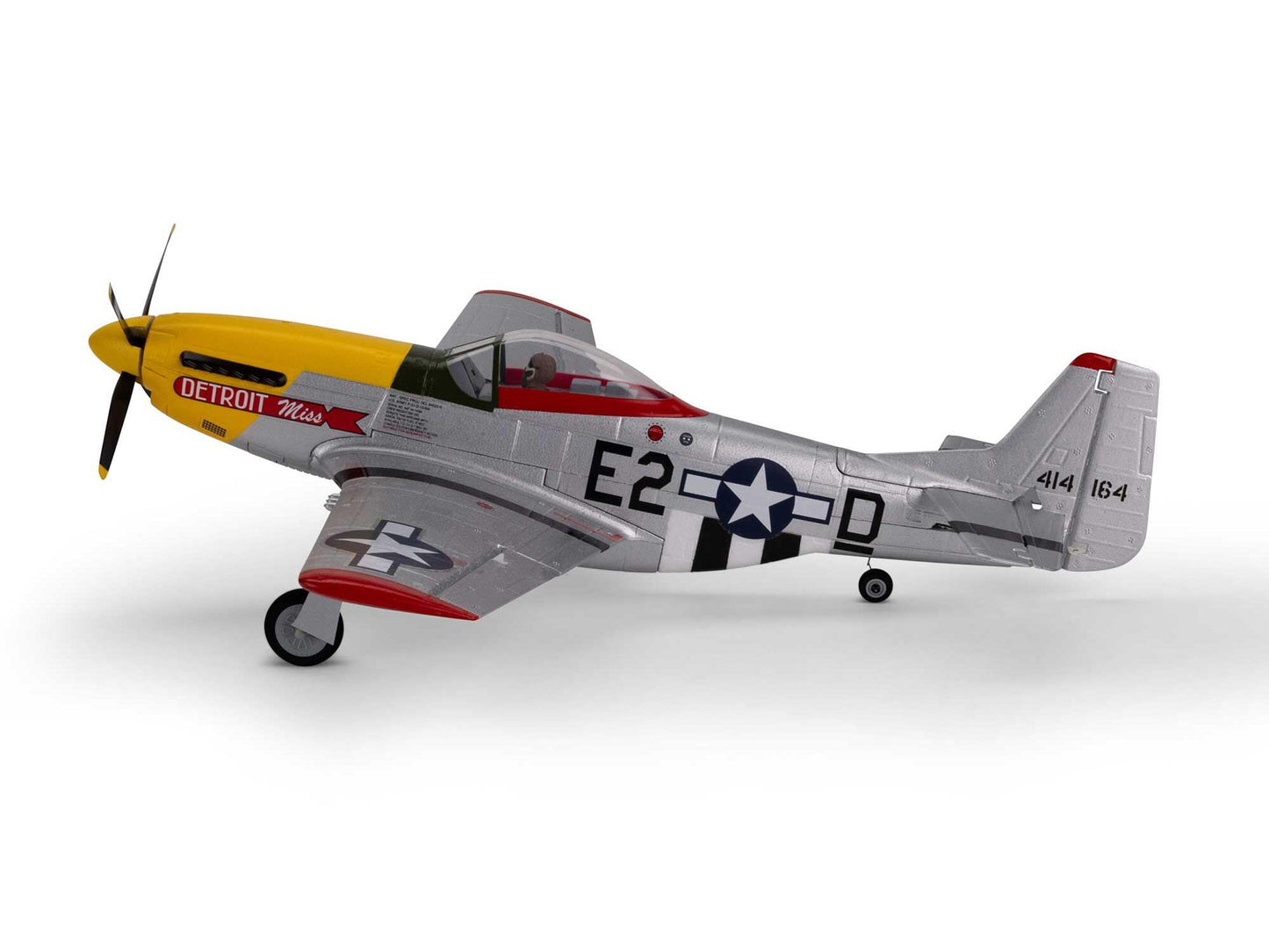 E-flite UMX P-51D Mustang "Detroit Miss" BNF Basic w/ AS3X and SAF 2S/3S RCPlane