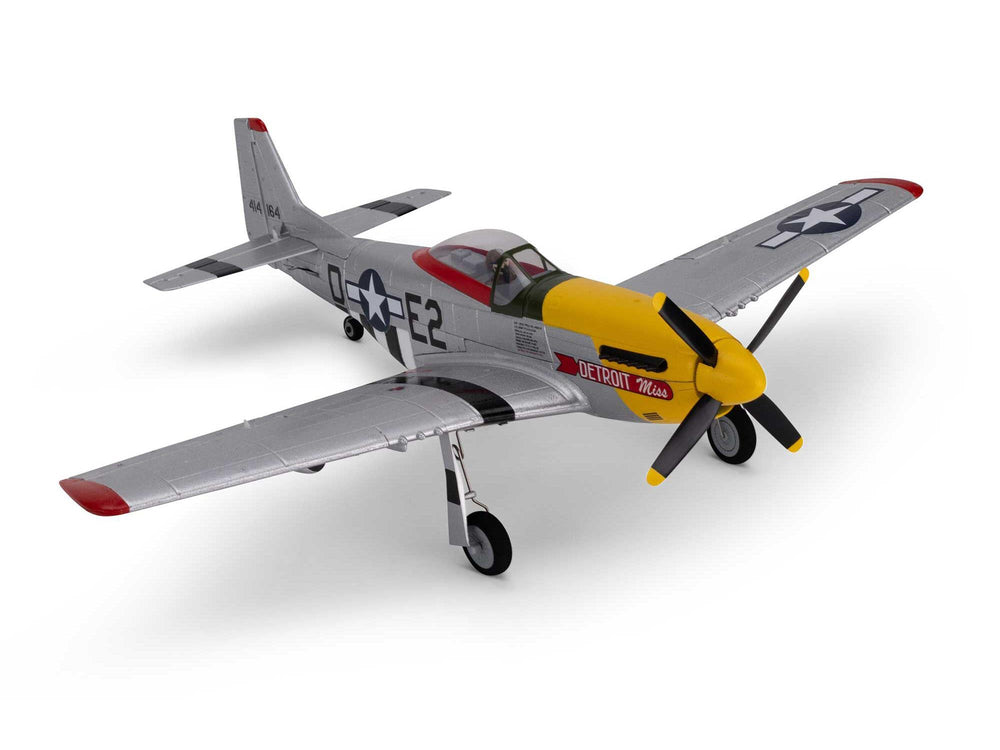 E-flite UMX P-51D Mustang "Detroit Miss" BNF Basic w/ AS3X and SAF 2S/3S RCPlane