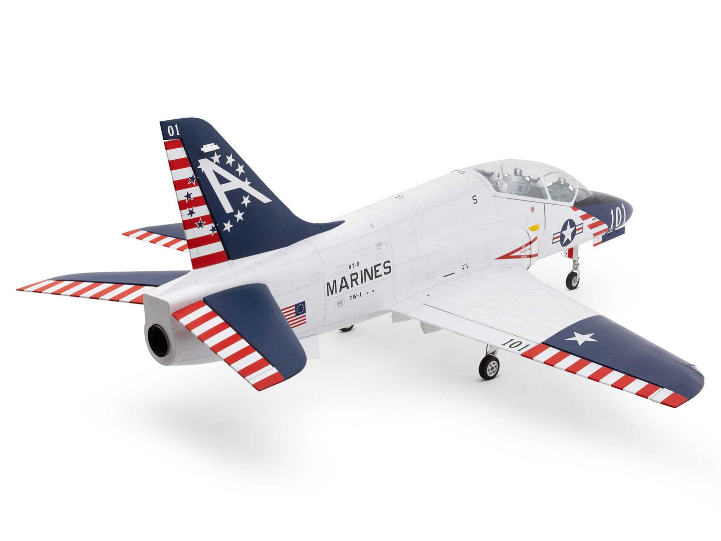 Hangar 9 Hawk/T-45 140-160N ARF with Retract Set 2S/3S RC Plane HAN13750CR