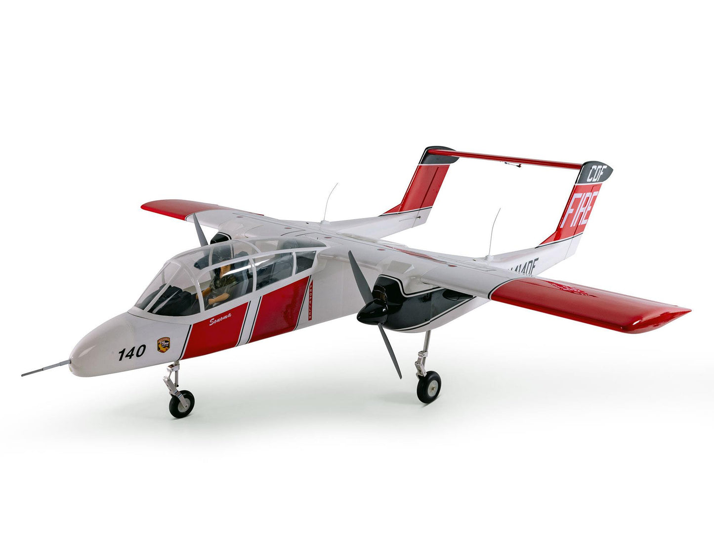 Hangar 9 OV-10 Bronco 20cc ARF, 84" with Landing Gear Set RC Plane HAN5055