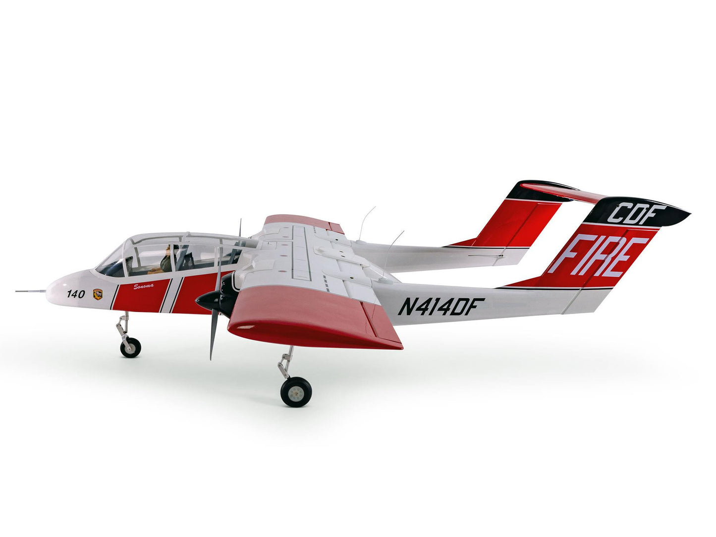 Hangar 9 OV-10 Bronco 20cc ARF, 84" with Landing Gear Set RC Plane HAN5055