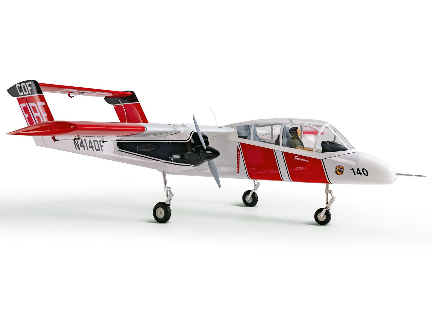 Hangar 9 OV-10 Bronco 20cc ARF, 84" with Landing Gear Set RC Plane HAN5055