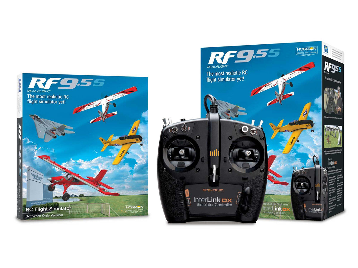 Realflight Versions RealFlight RealFlight 9.5S with InterLink (inc upgrade to Evolution) R ...