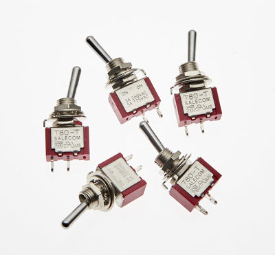 Expo Tools 5 X Spdt Centre Off Switches A28011.