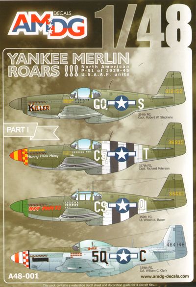 AMDG Yankee Merlin Roar! P-51 Mustangs USAAF Part 1 1:48