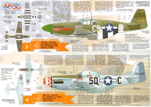 AMDG Yankee Merlin Roar! P-51 Mustangs USAAF Part 1 1:48