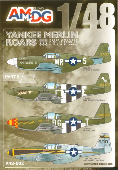 AMDG Yankee Merlin Roar! P-51 Mustangs USAAF Part 2 1:48