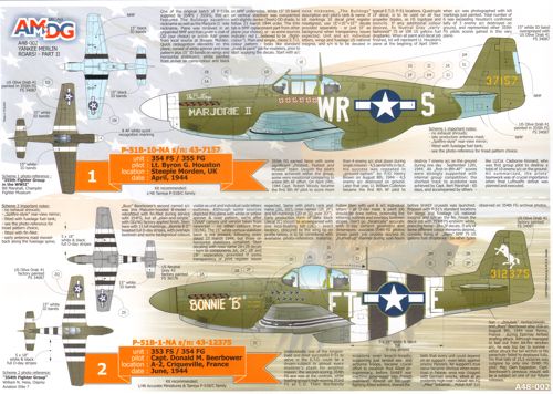 AMDG Yankee Merlin Roar! P-51 Mustangs USAAF Part 2 1:48