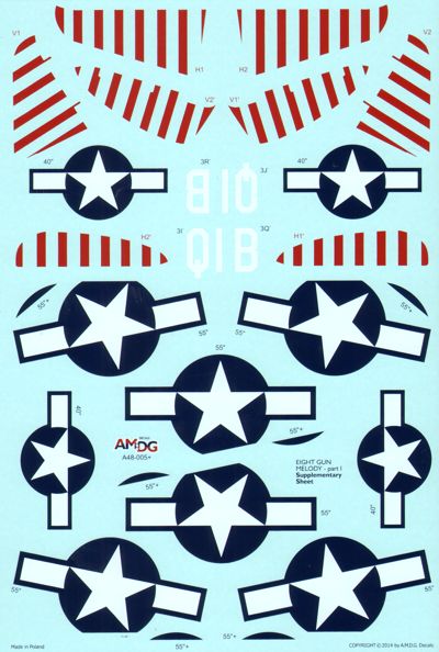 AMDG Decals A48005 1:48 Republic P-47D Thunderbolt
